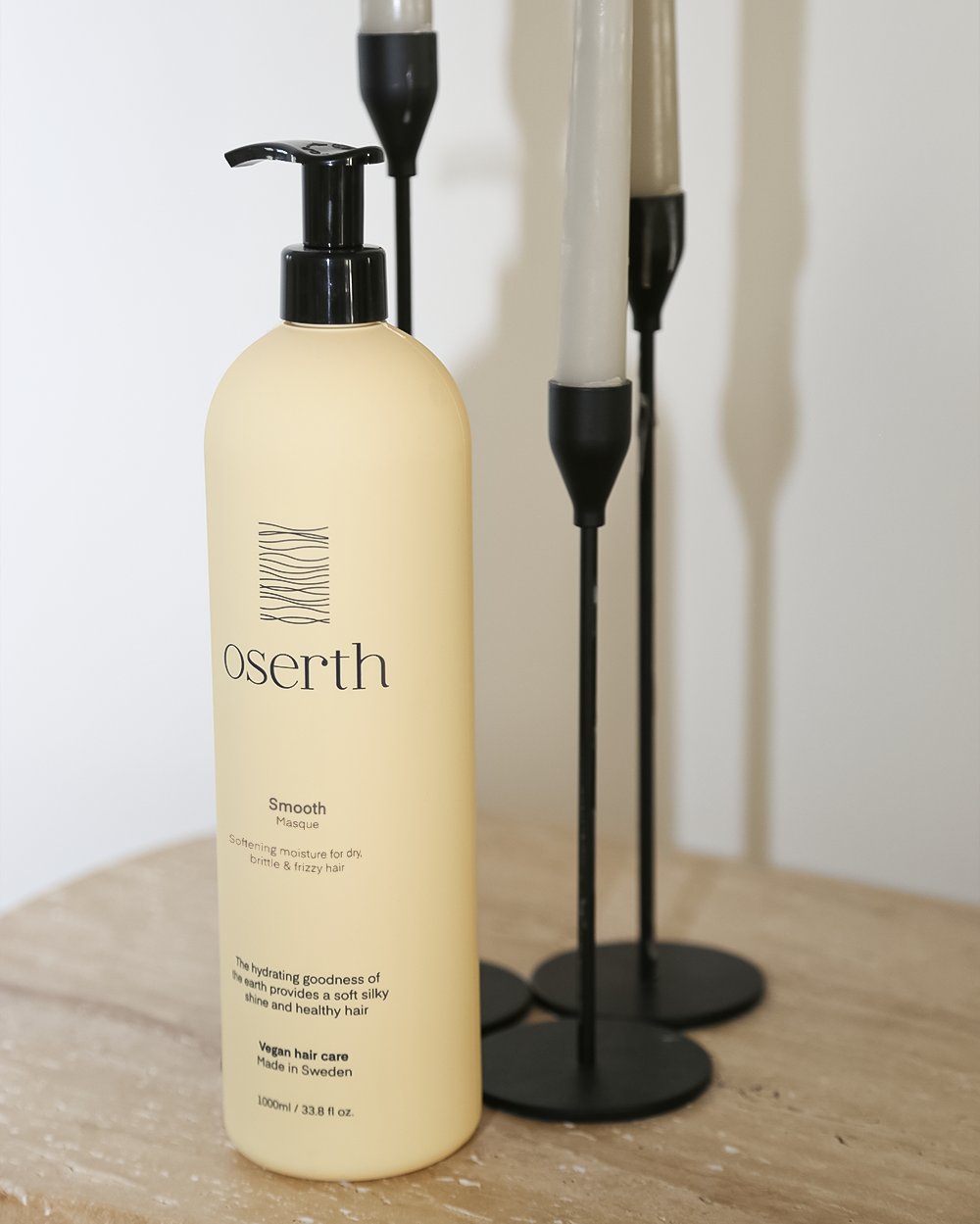 Oserth Smooth Collection – Vegan, sulfate-free haircare products designed to tame frizz, enhance shine, and leave hair silky smooth