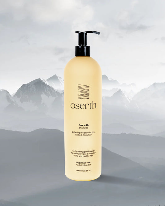 Oserth Smooth Collection – Vegan, sulfate-free haircare products designed to tame frizz, enhance shine, and leave hair silky smooth