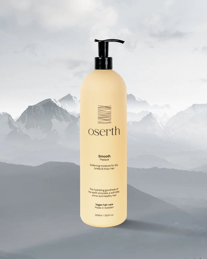 Oserth Smooth Collection – Vegan, sulfate-free haircare products designed to tame frizz, enhance shine, and leave hair silky smooth