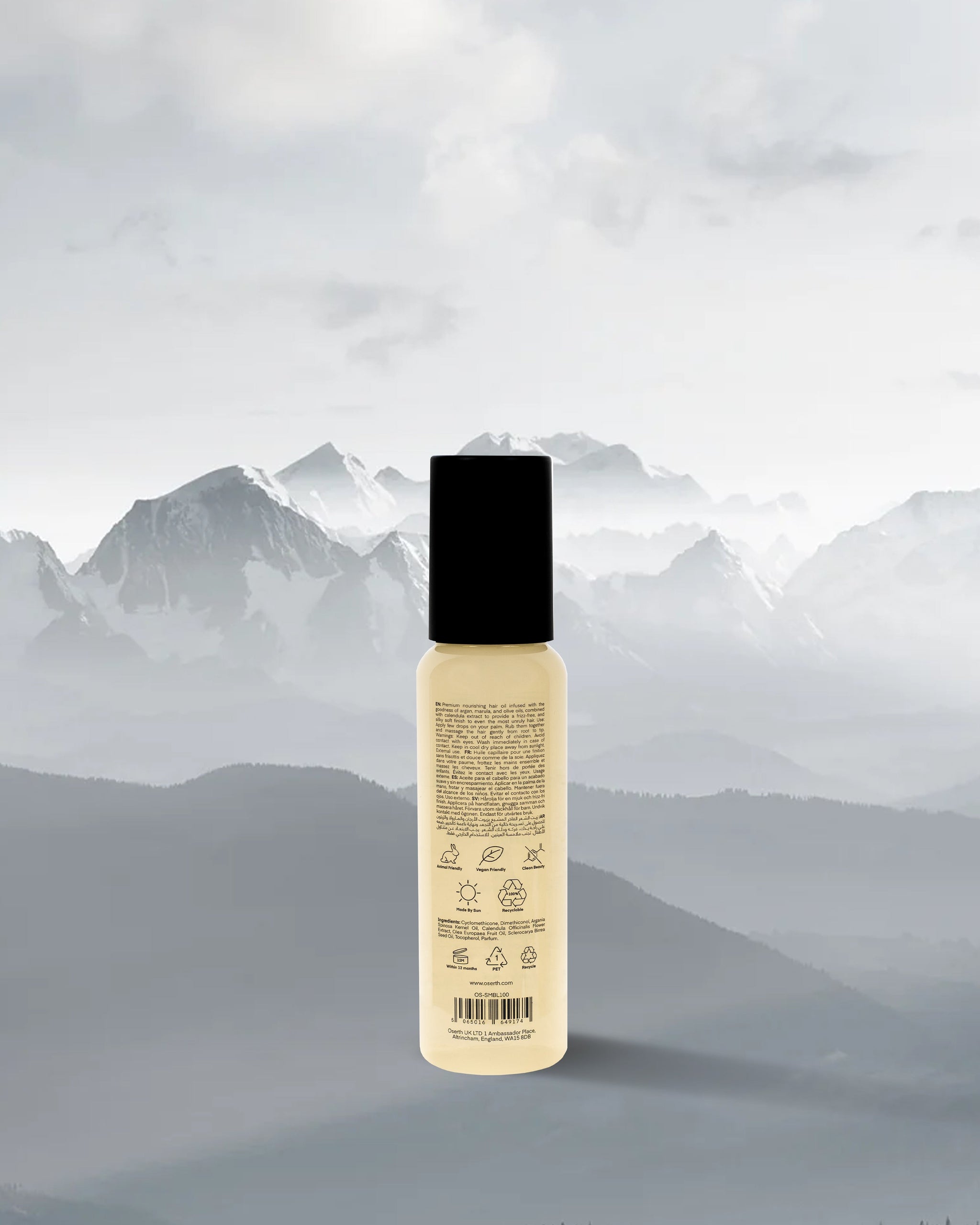Oserth Smooth Collection – Vegan, sulfate-free haircare products designed to tame frizz, enhance shine, and leave hair silky smooth